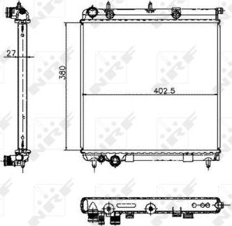 NRF 50447 - Radiators, Motora dzesēšanas sistēma ps1.lv