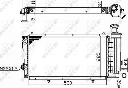 NRF 50406A - Radiators, Motora dzesēšanas sistēma ps1.lv