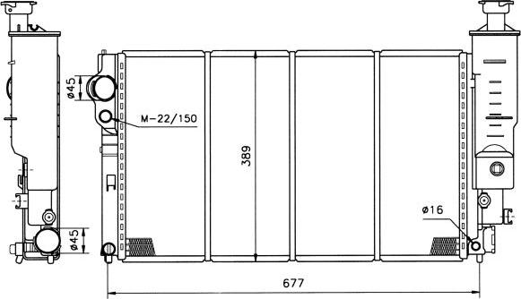 NRF 50401 - Radiators, Motora dzesēšanas sistēma ps1.lv