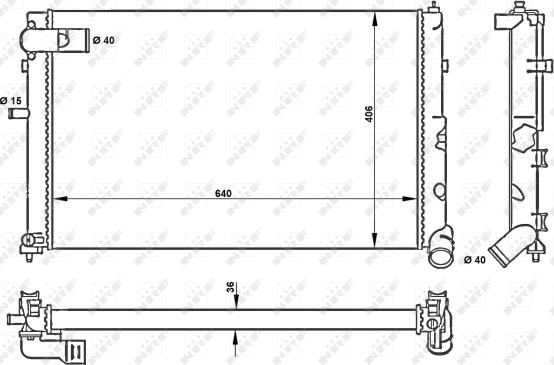 NRF 50418 - Radiators, Motora dzesēšanas sistēma ps1.lv