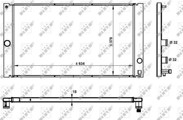 NRF 50478 - Radiators, Motora dzesēšanas sistēma ps1.lv