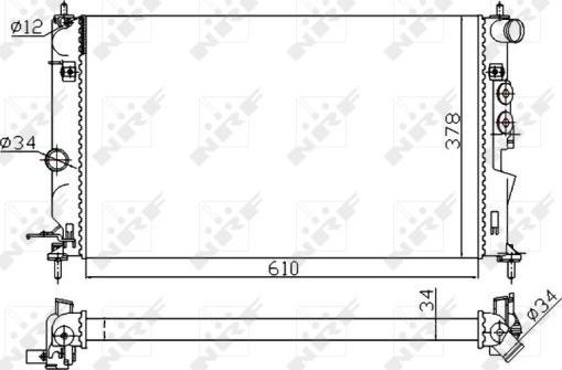 NRF 50563A - Radiators, Motora dzesēšanas sistēma ps1.lv