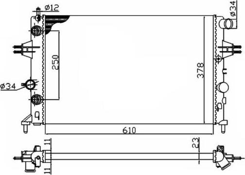 NRF 50562A - Radiators, Motora dzesēšanas sistēma ps1.lv