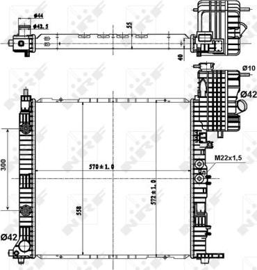 NRF 50581 - Radiators, Motora dzesēšanas sistēma ps1.lv