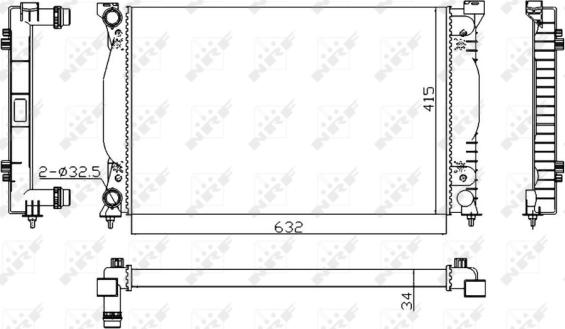 NRF 50539A - Radiators, Motora dzesēšanas sistēma ps1.lv