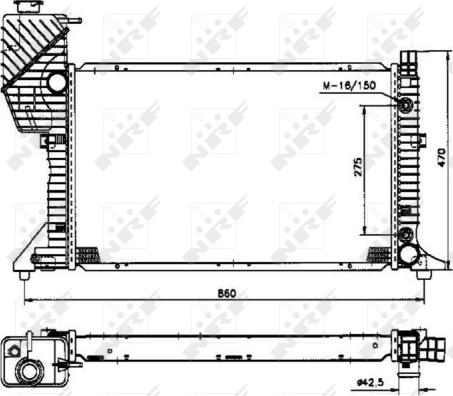 NRF 50574 - Radiators, Motora dzesēšanas sistēma ps1.lv