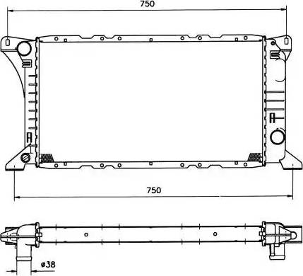 NRF 506212 - Radiators, Motora dzesēšanas sistēma ps1.lv