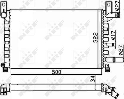 NRF 506220 - Radiators, Motora dzesēšanas sistēma ps1.lv