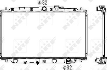 NRF 506743 - Radiators, Motora dzesēšanas sistēma ps1.lv