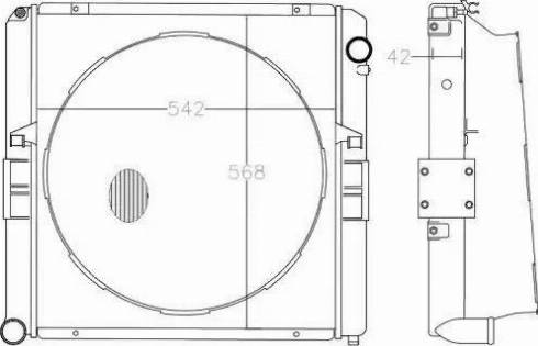 NRF 50197 - Radiators, Motora dzesēšanas sistēma ps1.lv