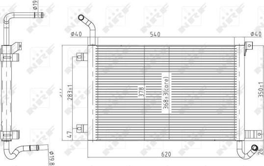 NRF 50145 - Radiators, Motora dzesēšanas sistēma ps1.lv