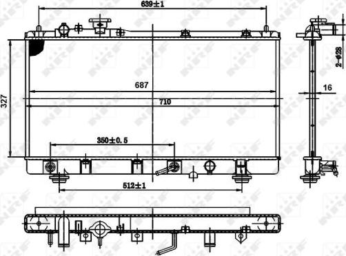 NRF 50142 - Radiators, Motora dzesēšanas sistēma ps1.lv