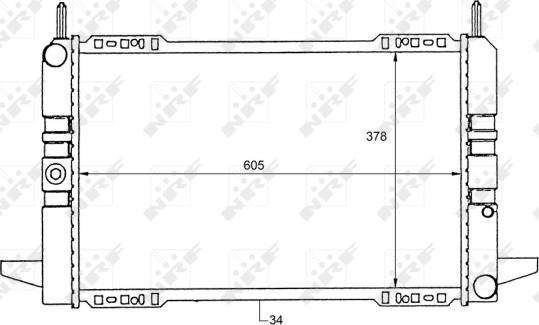 NRF 50111 - Radiators, Motora dzesēšanas sistēma ps1.lv