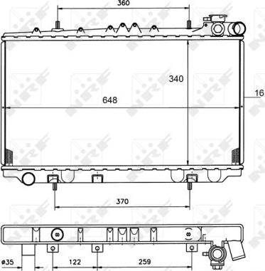 NRF 50134 - Radiators, Motora dzesēšanas sistēma ps1.lv