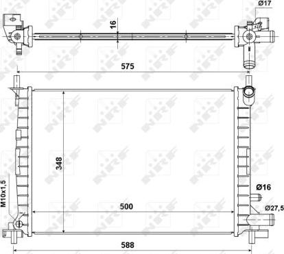 NRF 50130A - Radiators, Motora dzesēšanas sistēma ps1.lv