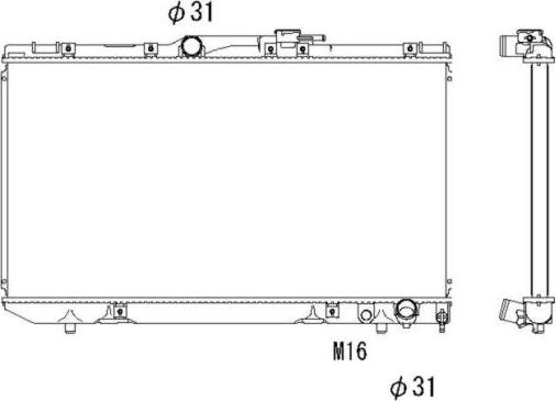 NRF 503964 - Radiators, Motora dzesēšanas sistēma ps1.lv