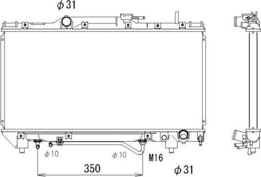 NRF 503968 - Radiators, Motora dzesēšanas sistēma ps1.lv