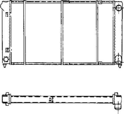 NRF 503003 - Radiators, Motora dzesēšanas sistēma ps1.lv