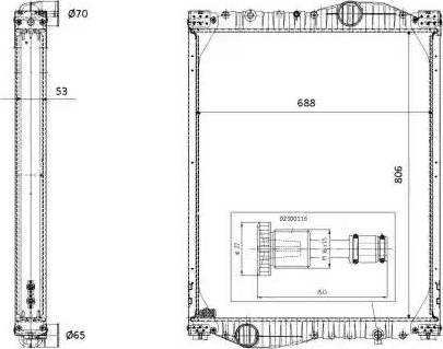 NRF 503309 - Radiators, Motora dzesēšanas sistēma ps1.lv