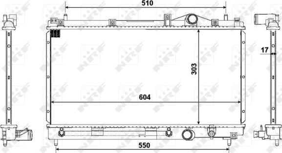 NRF 50332 - Radiators, Motora dzesēšanas sistēma ps1.lv