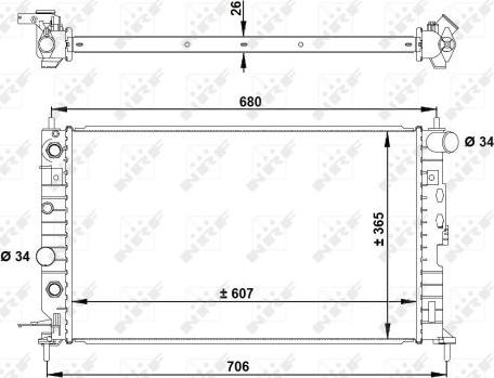 NRF 50219A - Radiators, Motora dzesēšanas sistēma ps1.lv