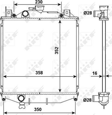 NRF 507644 - Radiators, Motora dzesēšanas sistēma ps1.lv