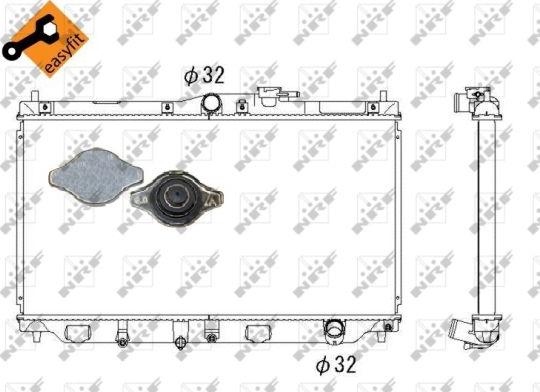 NRF 507728 - Radiators, Motora dzesēšanas sistēma ps1.lv