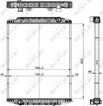 NRF 519568 - Radiators, Motora dzesēšanas sistēma ps1.lv