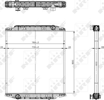 NRF 519567 - Radiators, Motora dzesēšanas sistēma ps1.lv