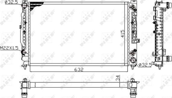 NRF 519504A - Radiators, Motora dzesēšanas sistēma ps1.lv