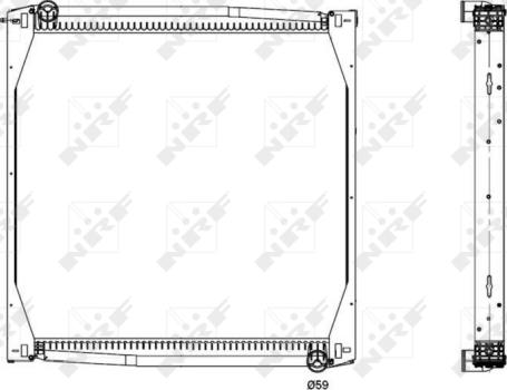 NRF 519587 - Radiators, Motora dzesēšanas sistēma ps1.lv