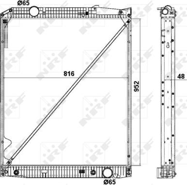 NRF 519577 - Radiators, Motora dzesēšanas sistēma ps1.lv