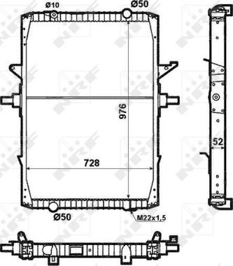 NRF 519709X - Radiators, Motora dzesēšanas sistēma ps1.lv