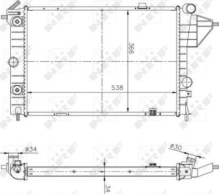 NRF 513508A - Radiators, Motora dzesēšanas sistēma ps1.lv