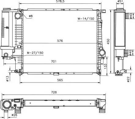 NRF 51361 - Radiators, Motora dzesēšanas sistēma ps1.lv