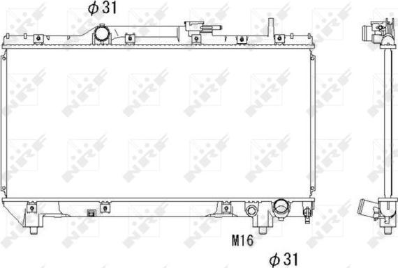 NRF 517590 - Radiators, Motora dzesēšanas sistēma ps1.lv