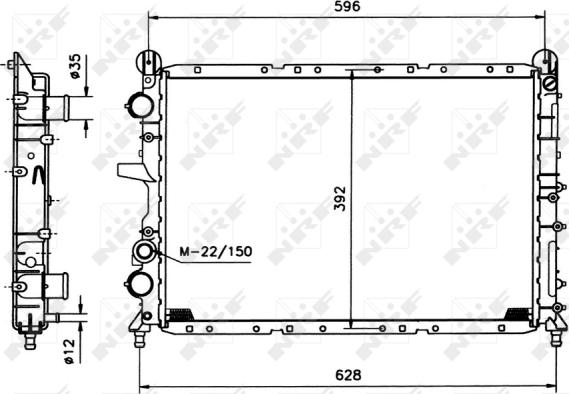 NRF 58995 - Radiators, Motora dzesēšanas sistēma ps1.lv