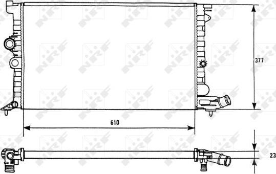 NRF 58946 - Radiators, Motora dzesēšanas sistēma ps1.lv