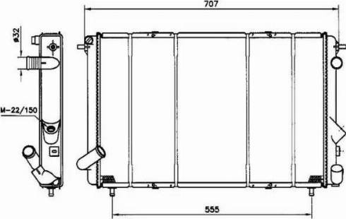 NRF 58902 - Radiators, Motora dzesēšanas sistēma ps1.lv