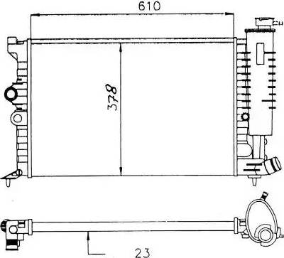 NRF 58913 - Radiators, Motora dzesēšanas sistēma ps1.lv