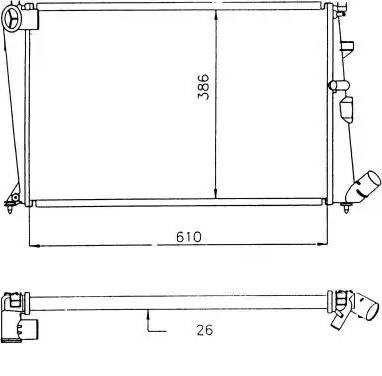 NRF 58917 - Radiators, Motora dzesēšanas sistēma ps1.lv