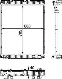 NRF 58401 - Radiators, Motora dzesēšanas sistēma ps1.lv