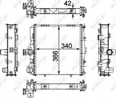 NRF 58486 - Radiators, Motora dzesēšanas sistēma ps1.lv