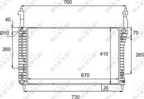 NRF 58509 - Radiators, Motora dzesēšanas sistēma ps1.lv