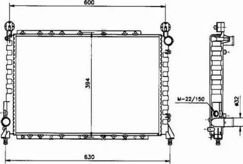 NRF 58084 - Radiators, Motora dzesēšanas sistēma ps1.lv