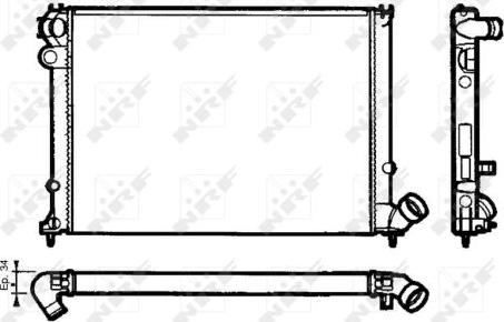 NRF 58076 - Radiators, Motora dzesēšanas sistēma ps1.lv