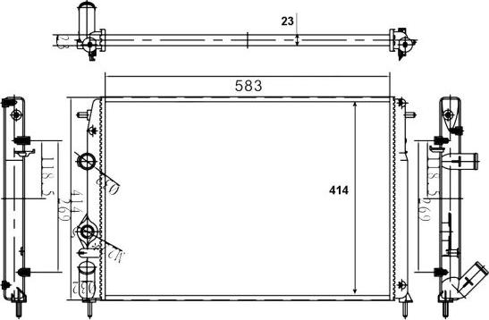 NRF 58106A - Radiators, Motora dzesēšanas sistēma ps1.lv