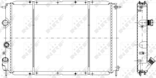 NRF 58106 - Radiators, Motora dzesēšanas sistēma ps1.lv