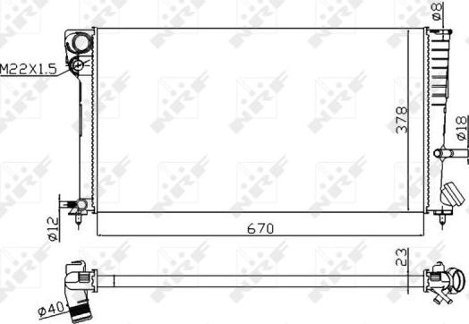 NRF 58101A - Radiators, Motora dzesēšanas sistēma ps1.lv