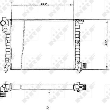 NRF 58893 - Radiators, Motora dzesēšanas sistēma ps1.lv